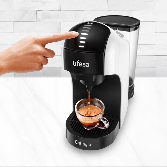 Bellagio multicapsule coffee maker from Ufesa, ideal for coffee lovers